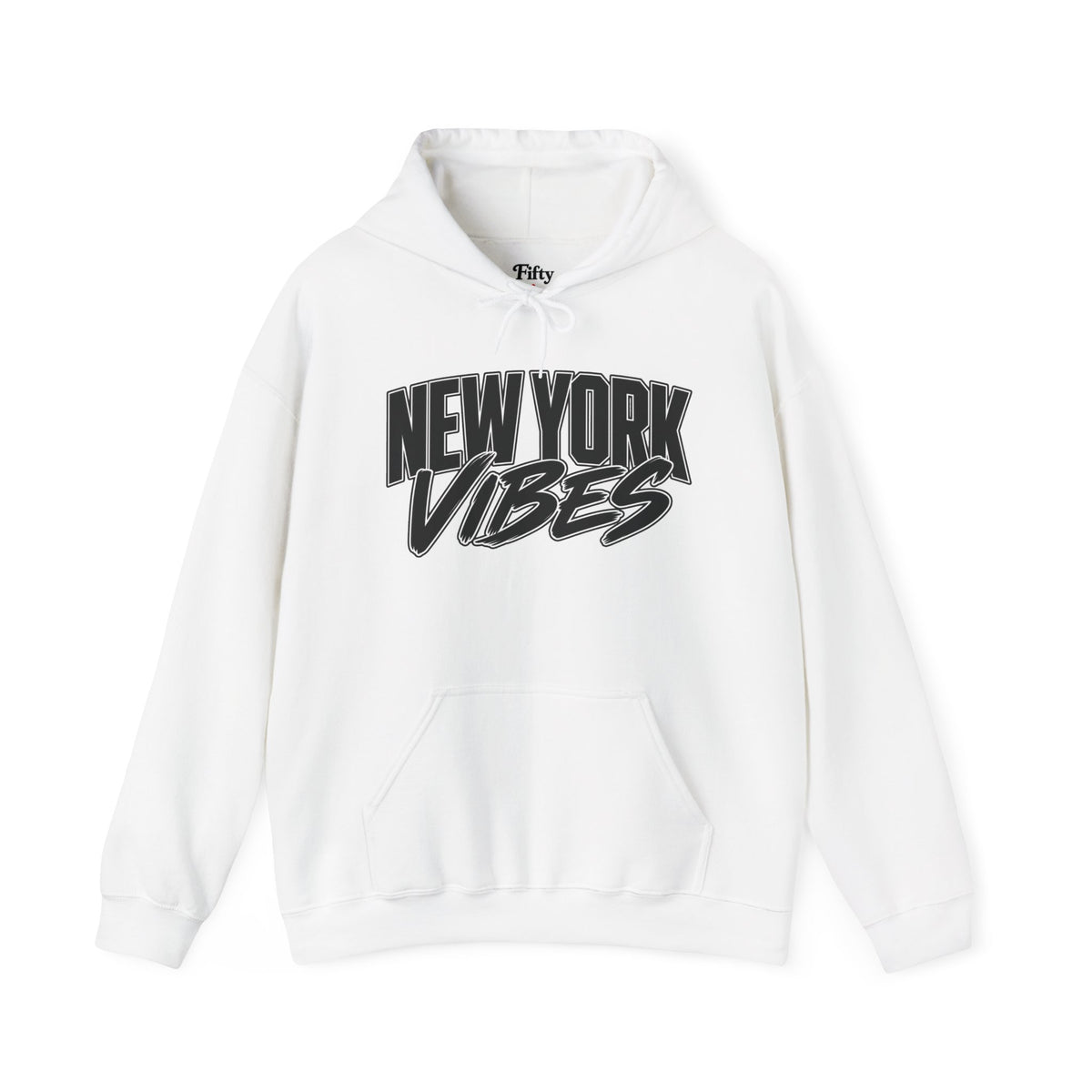 New York Vibes Unisex Hoodie State Name Graphic