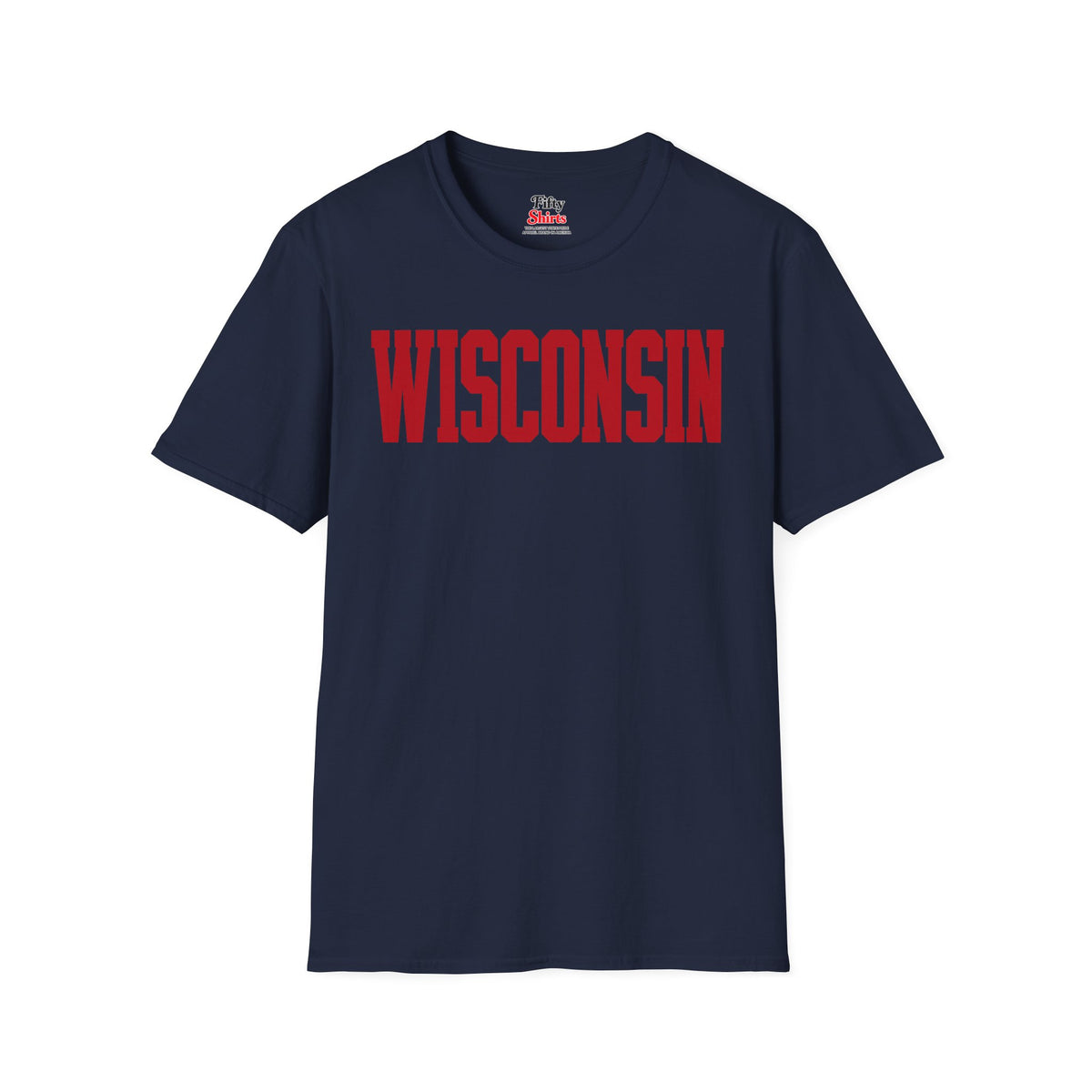 Wisconsin Unisex Softstyle T Shirt State Name Graphic Tee