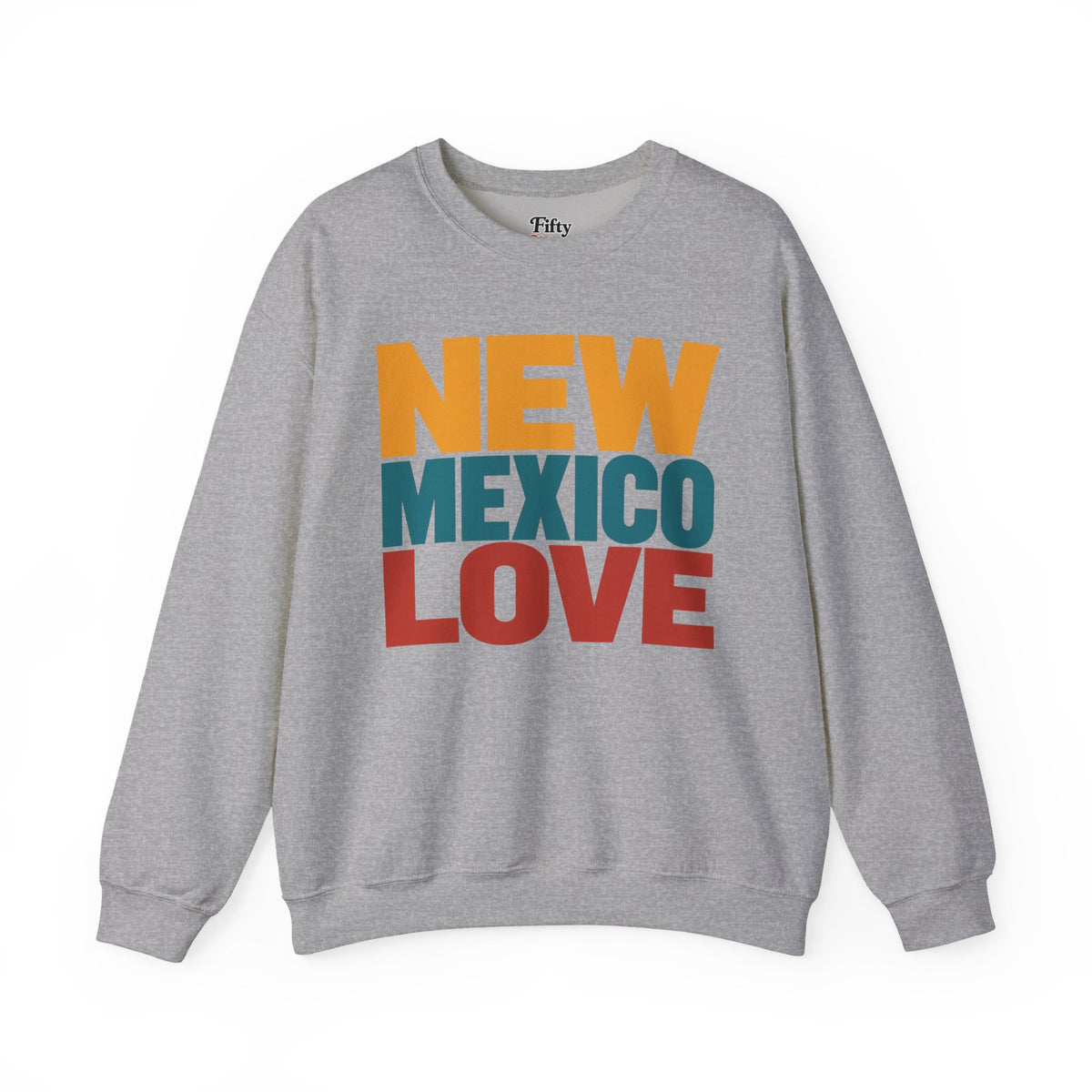 New Mexico Love Unisex Crewneck Sweatshirt State Name Graphic