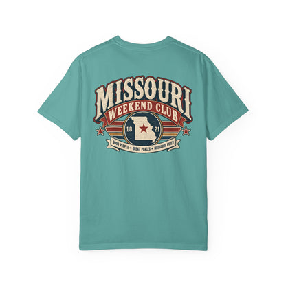 Missouri Weekend Club Unisex Comfort Color 1717 Streetwear Graphic Tee