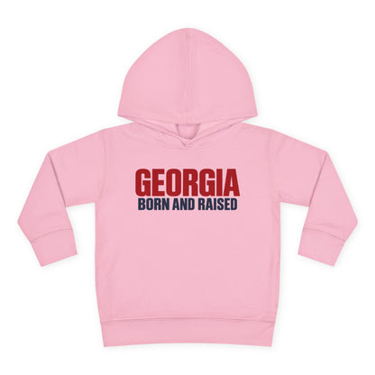 Georgia Born and Raised Minimal Modern Unisex Toddler Pullover Fleece Hoodie