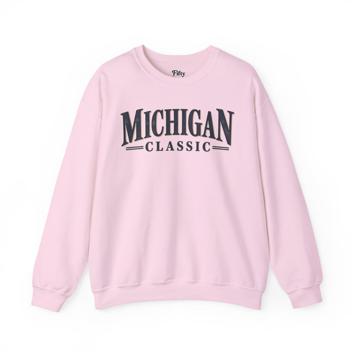 Michigan Classic Unisex Crewneck Sweatshirt State Name Graphic