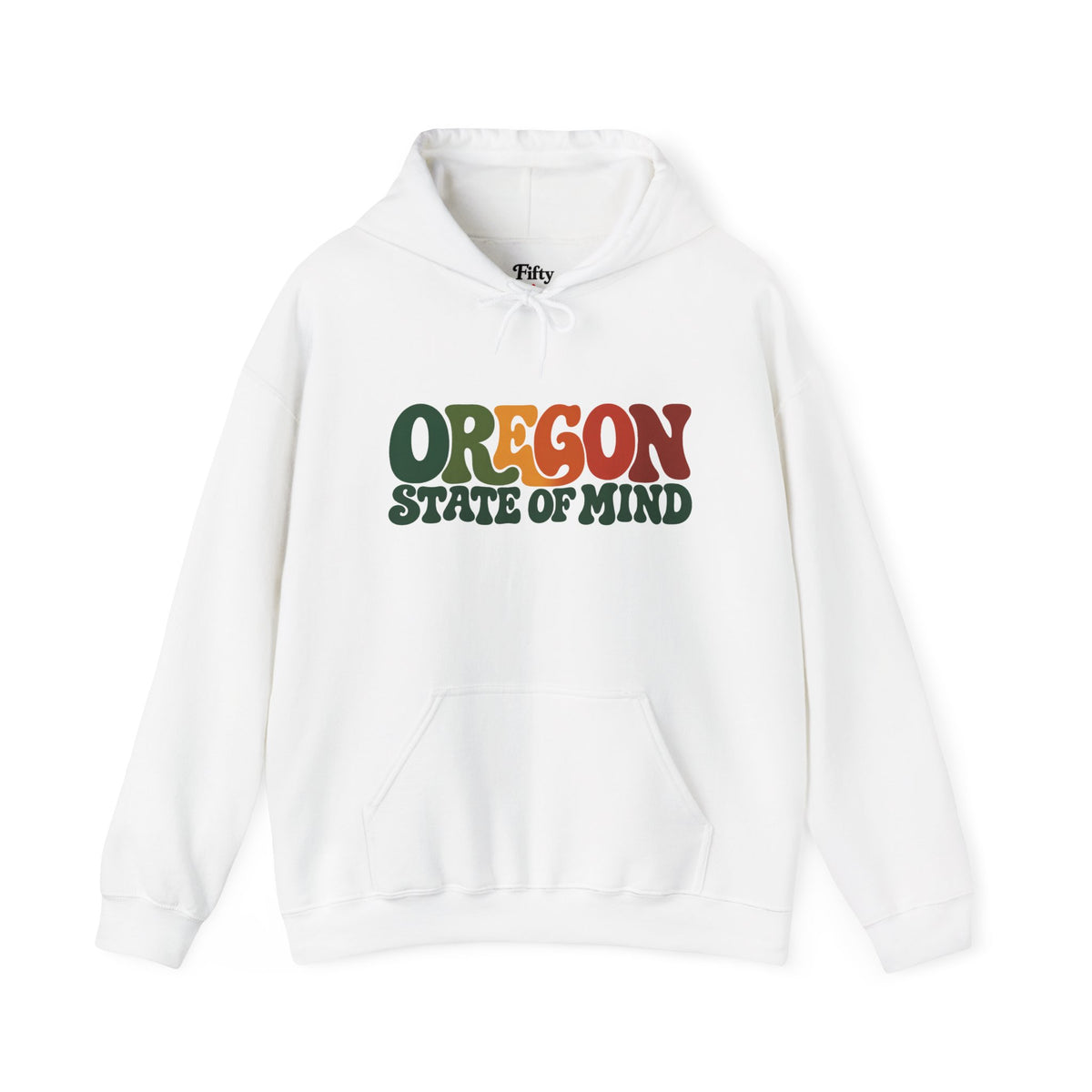 Oregon State of Mind Unisex Hoodie State Name Graphic