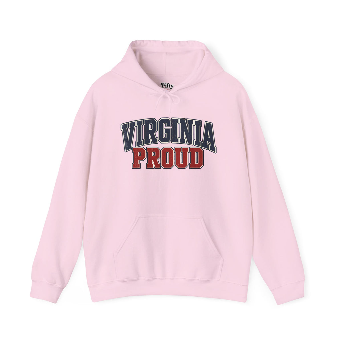 Virginia Proud Unisex Hoodie State Name Graphic