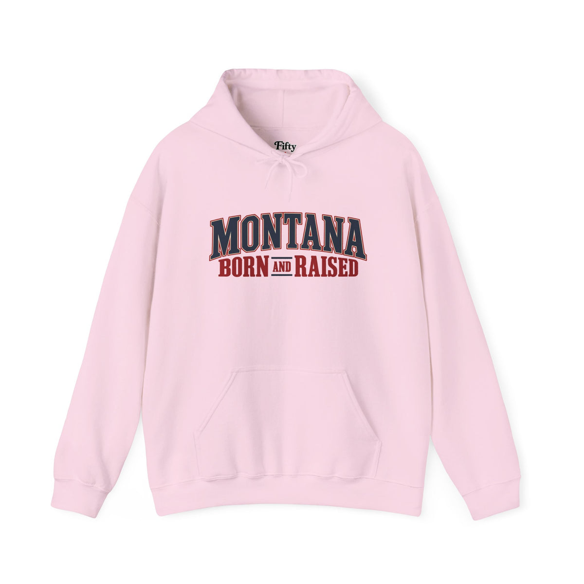Montana Born and Raised Premium Vintage Fashion Unisex Hoodie Graphic