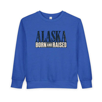 Alaska Born and Raised Premium Heritage Unisex Toddler Sweatshirt