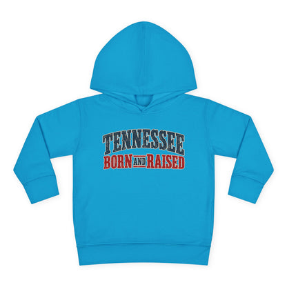 Tennessee Born and Raised Vintage Americana Unisex Toddler Pullover Fleece Hoodie