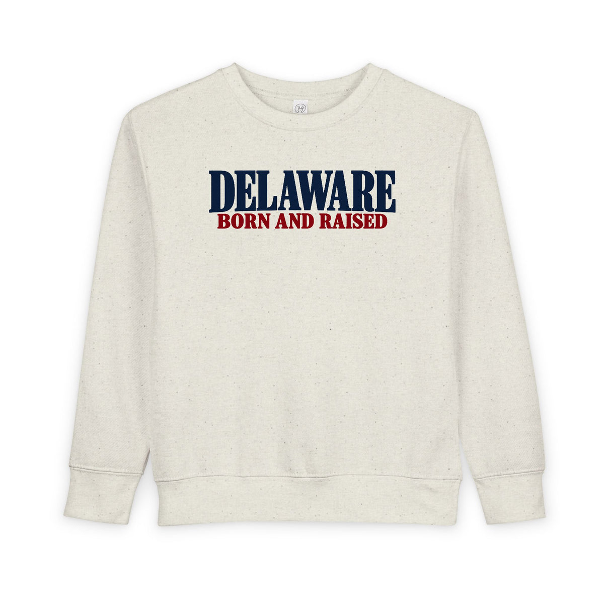 Delaware Born and Raised Premium Heritage Unisex Toddler Sweatshirt