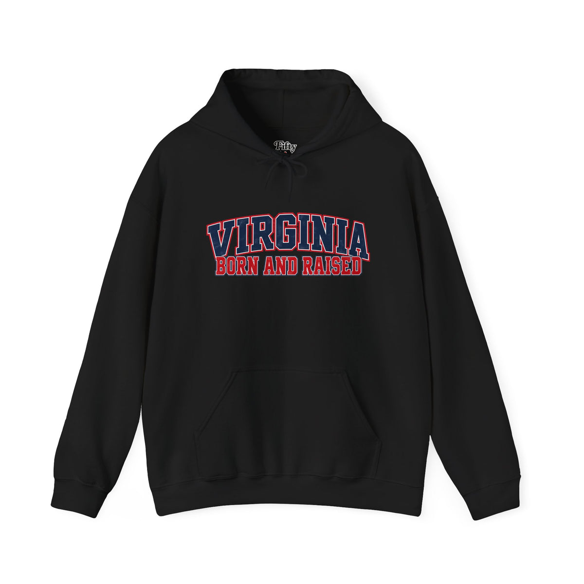 Virginia Born and Raised Classic Collegiate Unisex Hoodie Graphic