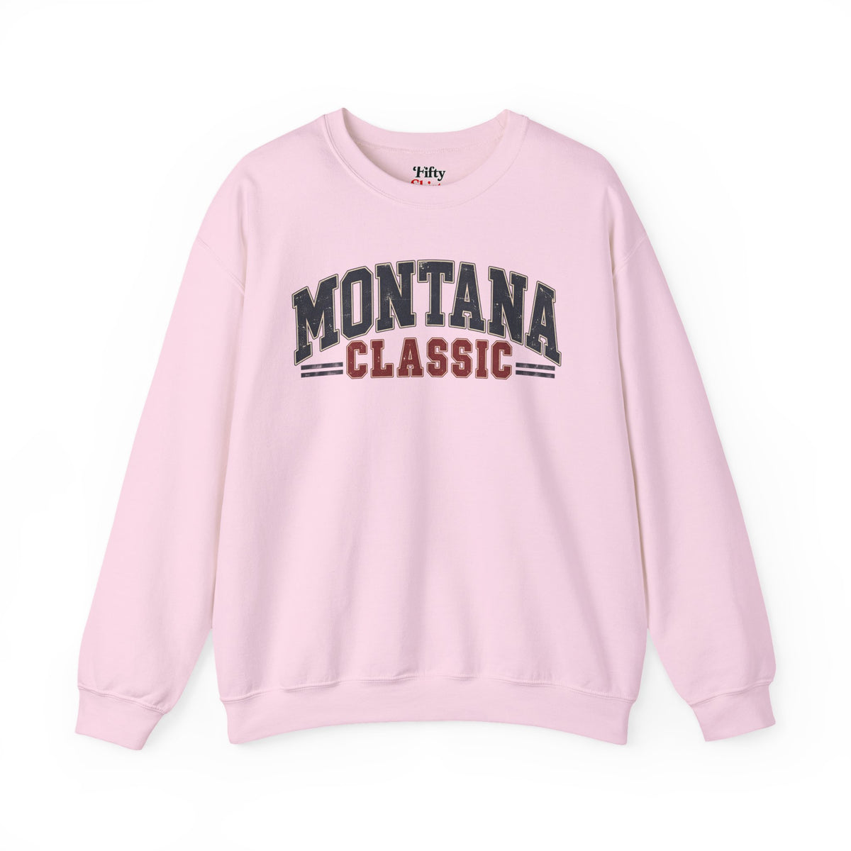 Montana Classic Unisex Crewneck Sweatshirt State Name Graphic