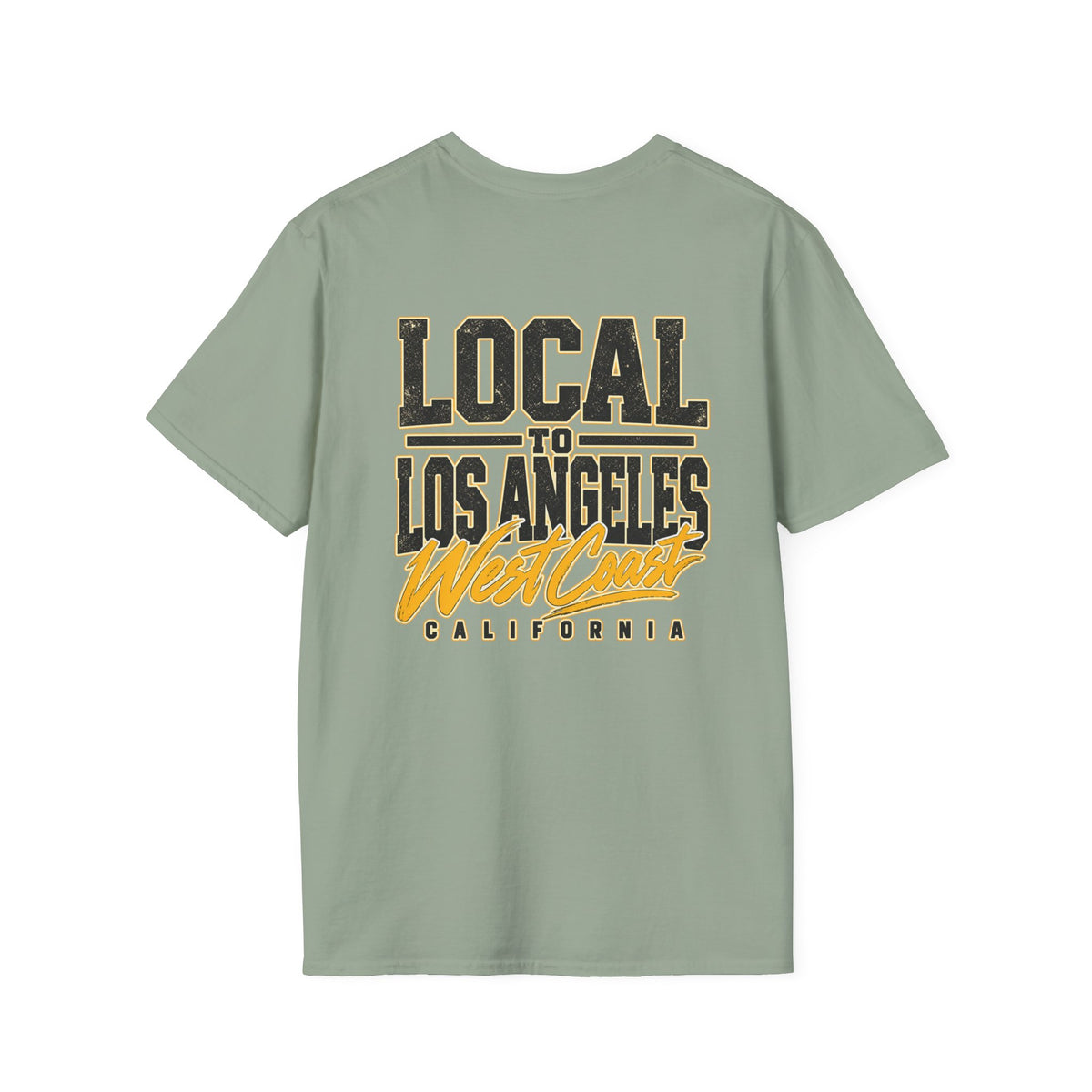 Local to Los Angeles West Coast California Unisex Softstyle Graphic Tee