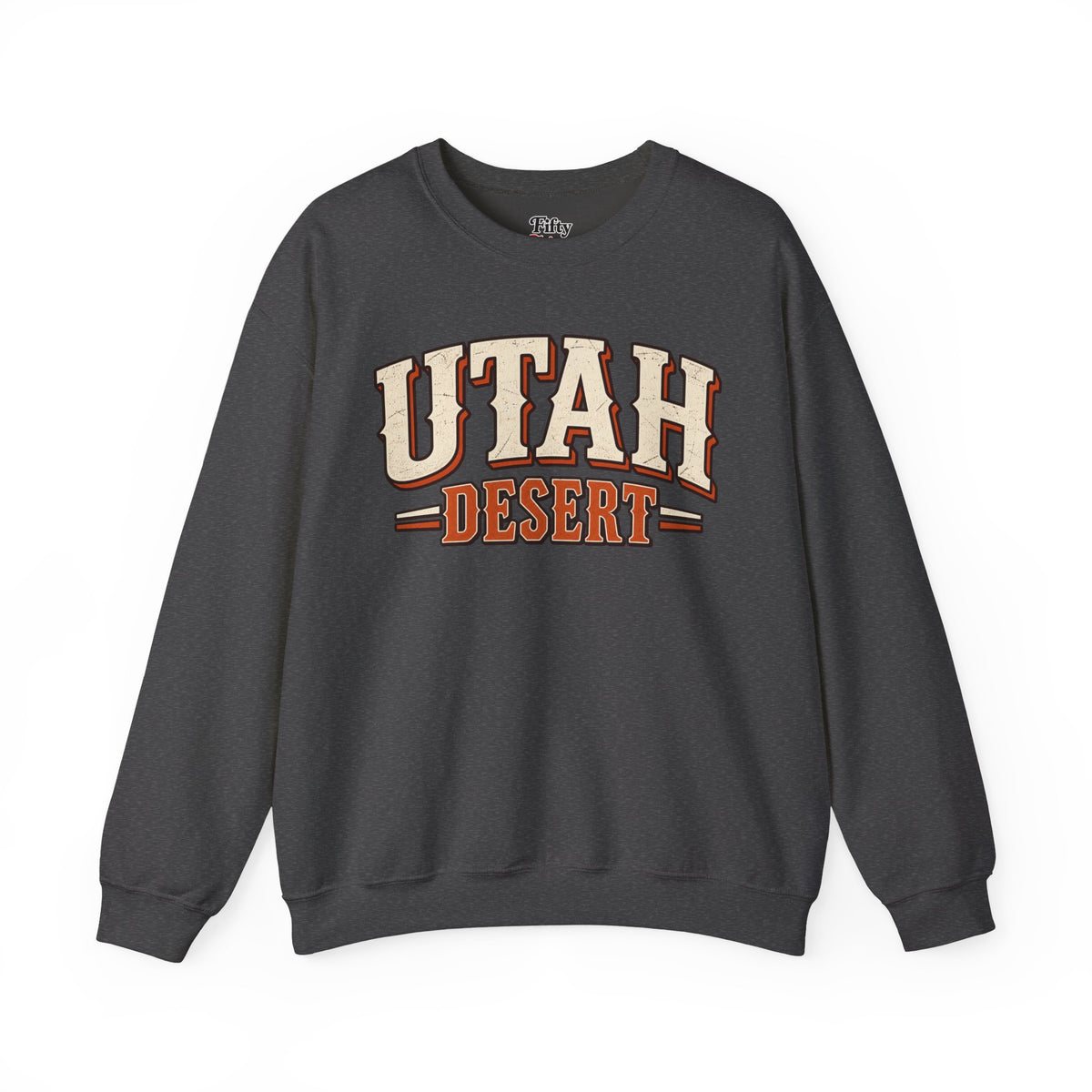 Utah Desert Unisex Crewneck Sweatshirt State Name Graphic