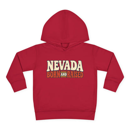 Nevada Born and Raised Retro 1970s Desert Unisex Toddler Pullover Fleece Hoodie
