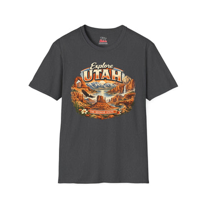 Explore Utah Unisex Softstyle T Shirt State Pride Graphic Tee Collections FS03