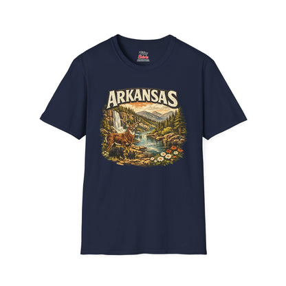 Arkansas Wildlife Unisex Softstyle T Shirt State Pride Graphic Tee Collections FS03