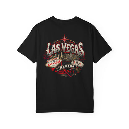Las Vegas Nevada Unisex Comfort Color 1717 Streetwear Graphic Tee