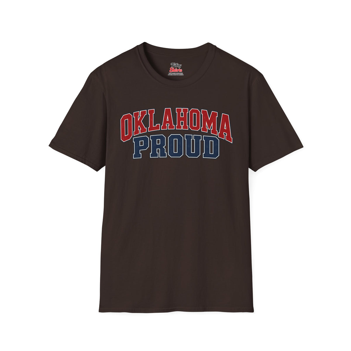 Oklahoma Proud Unisex Softstyle T Shirt State Name Graphic Tee