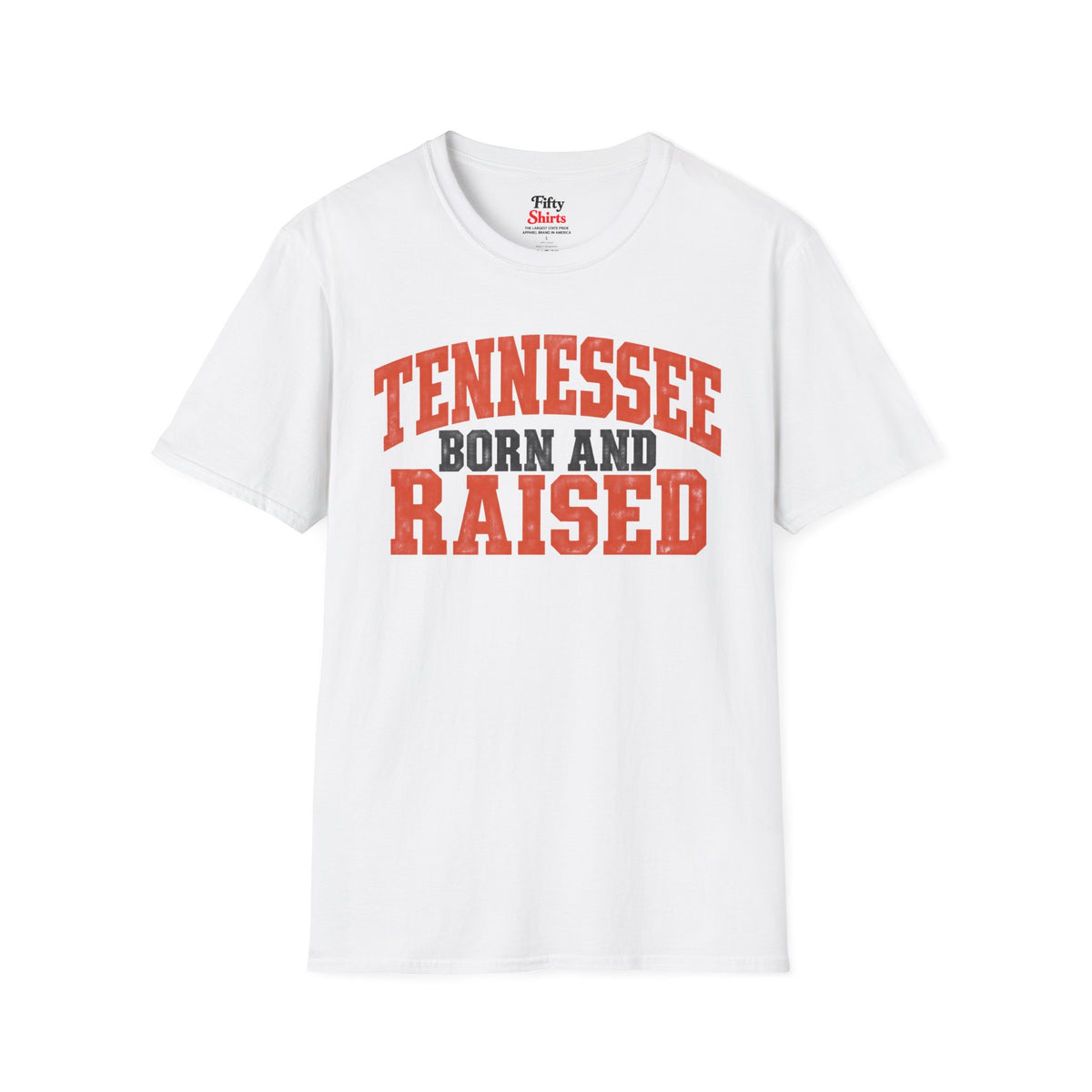 Tennessee Born And Raised Unisex Softstyle T Shirt State Name Graphic Tee