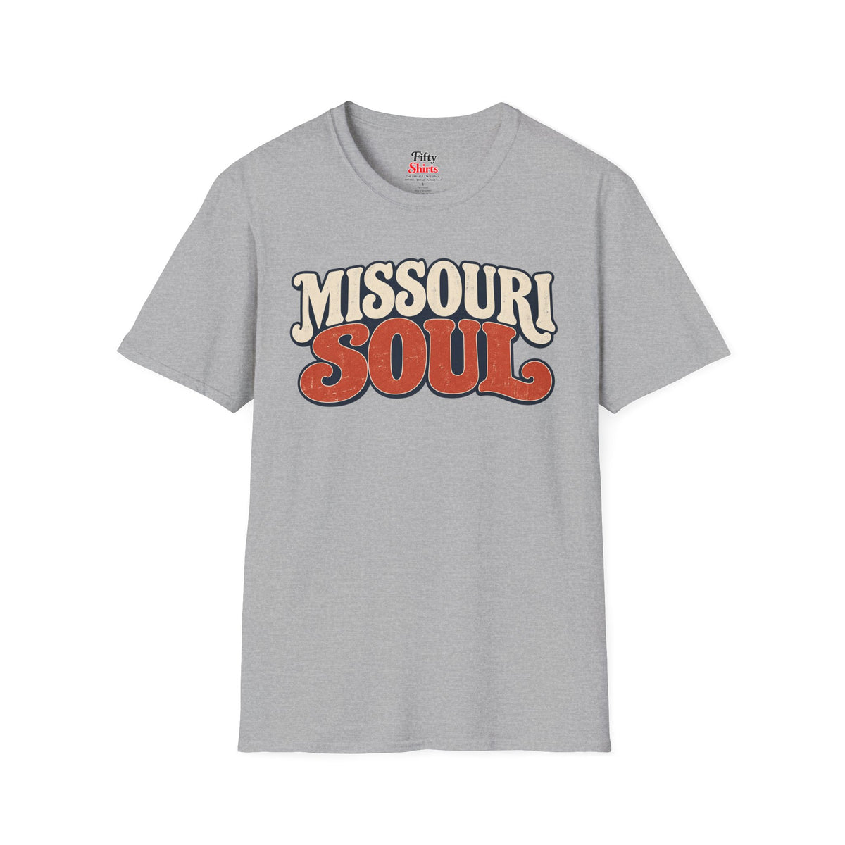 Missouri Soul Unisex Softstyle T Shirt State Name Graphic Tee