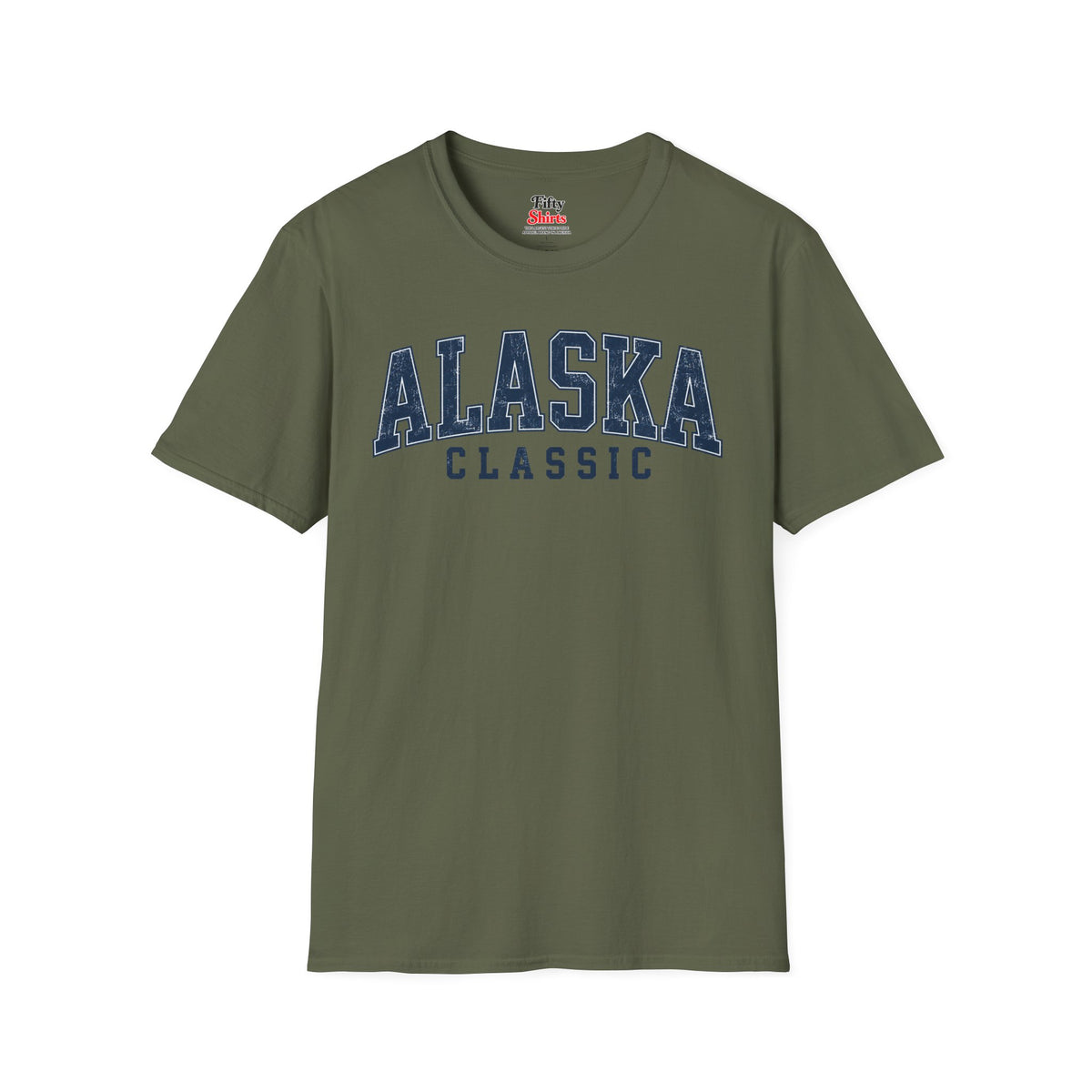 Alaska Classic Unisex Softstyle T Shirt State Name Graphic Tee