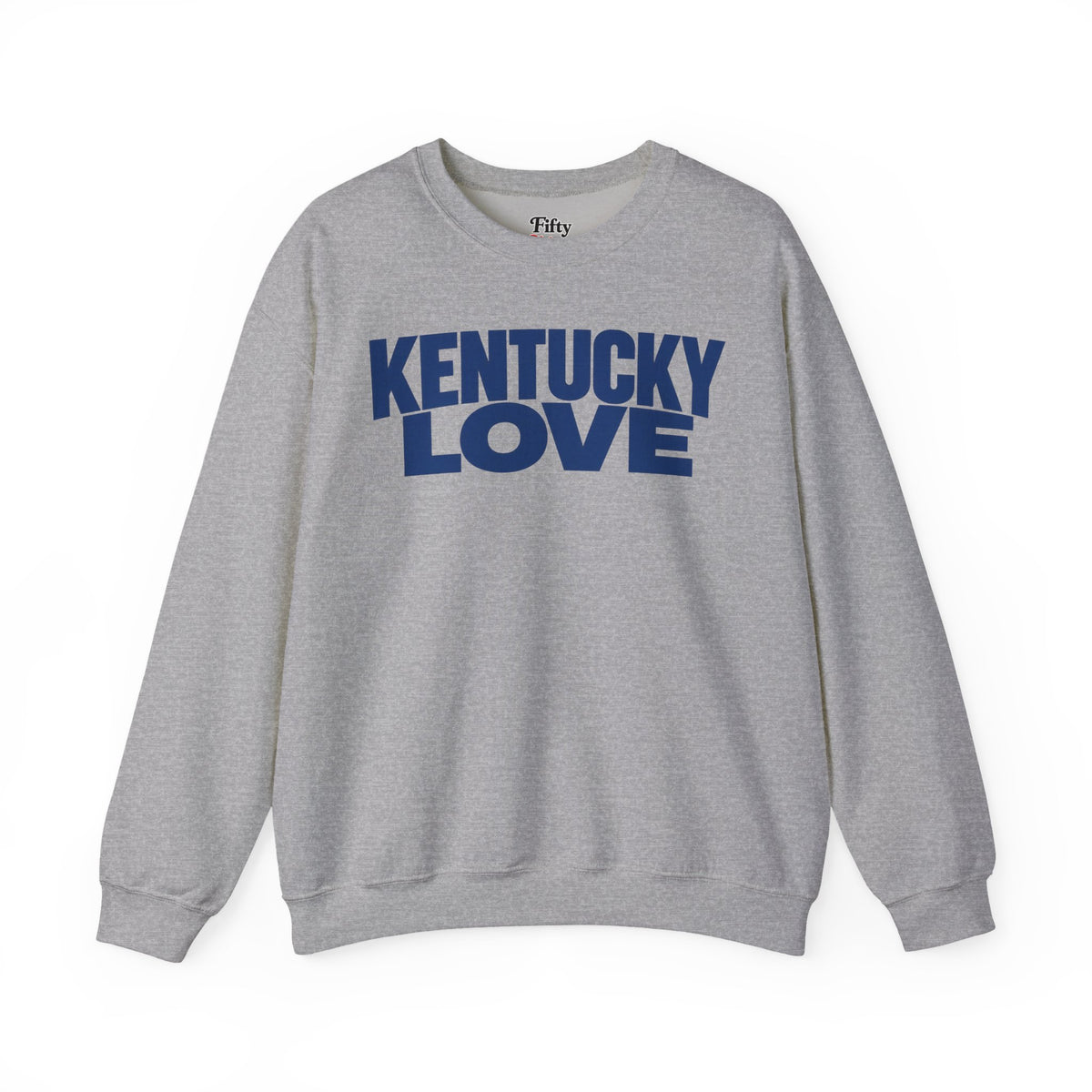 Kentucky Love Unisex Crewneck Sweatshirt State Name Graphic
