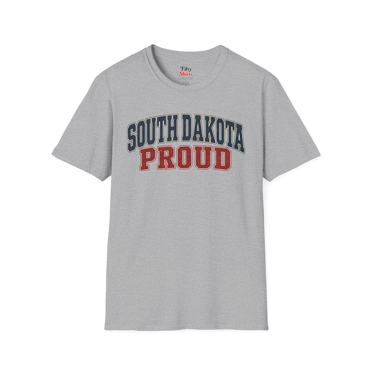 South Dakota Proud Unisex Softstyle T Shirt State Name Graphic Tee