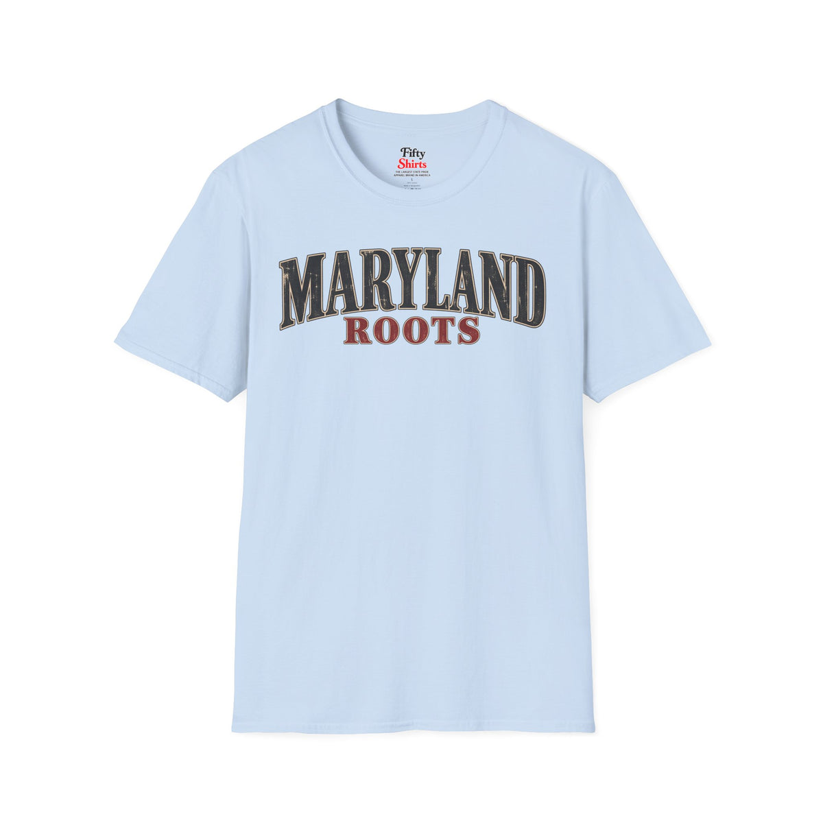 Maryland Roots Unisex Softstyle T Shirt State Name Graphic Tee