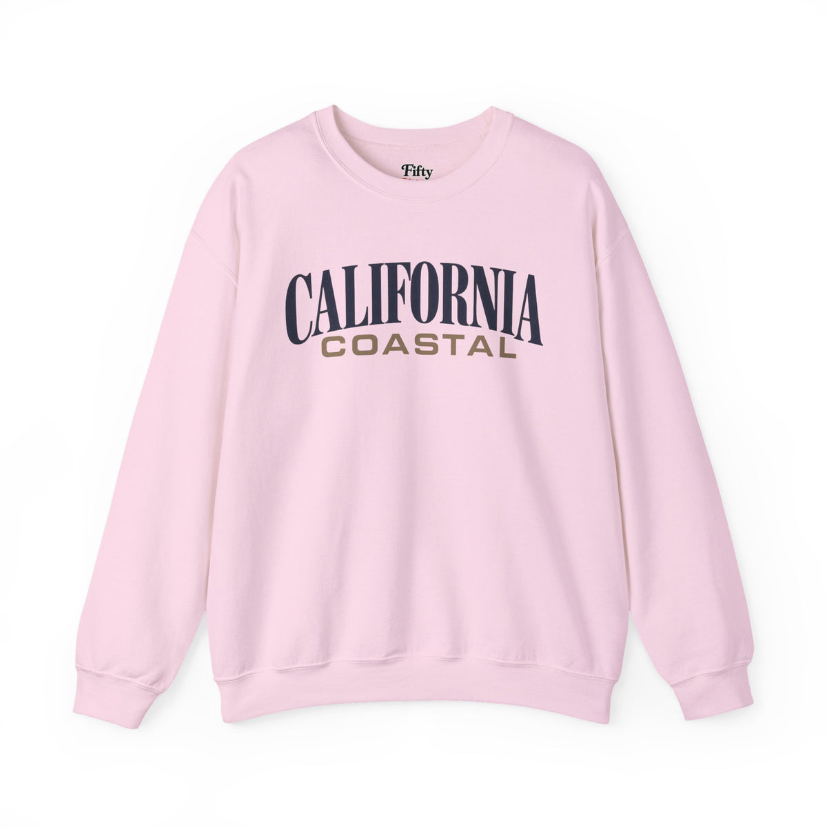 California Coastal Unisex Crewneck Sweatshirt State Name Graphic