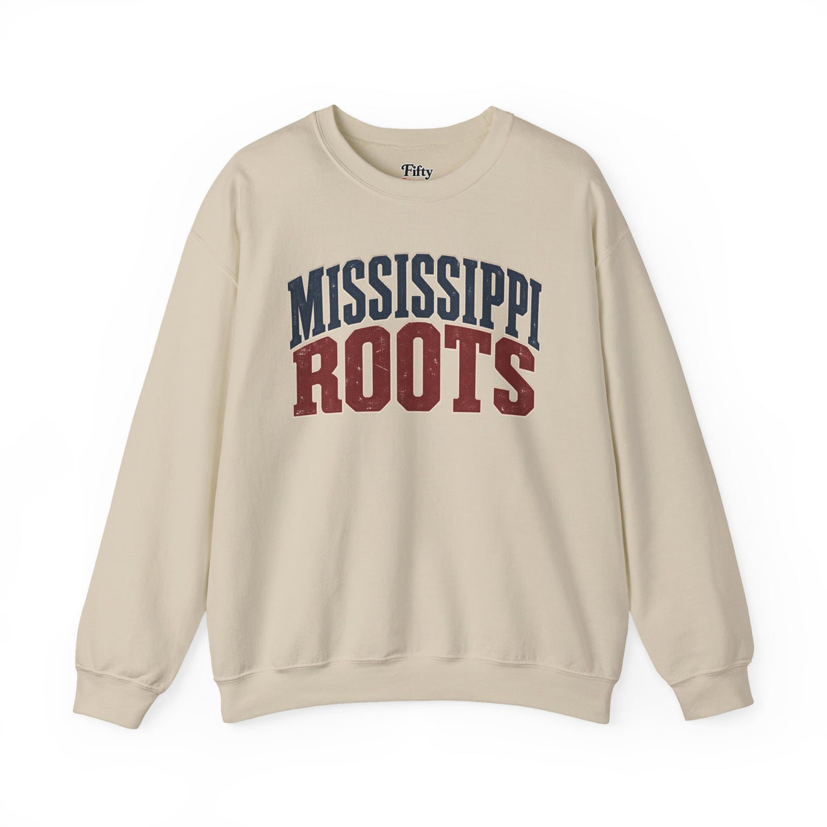 Mississippi Roots Unisex Crewneck Sweatshirt State Name Graphic
