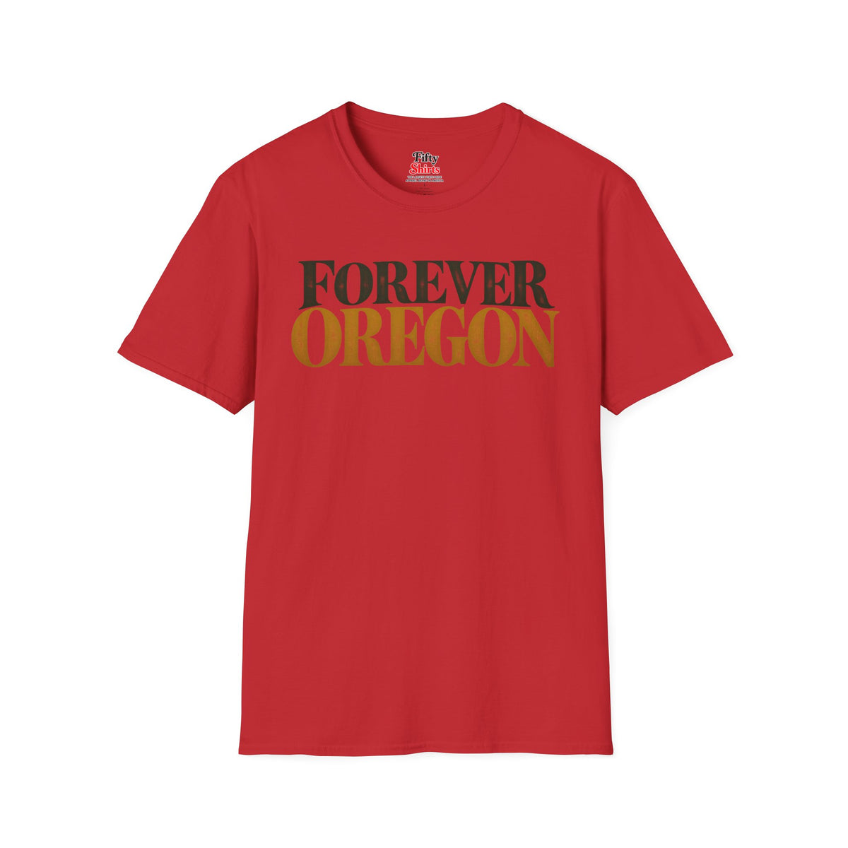 Forever Oregon Unisex Softstyle T Shirt State Name Graphic Tee