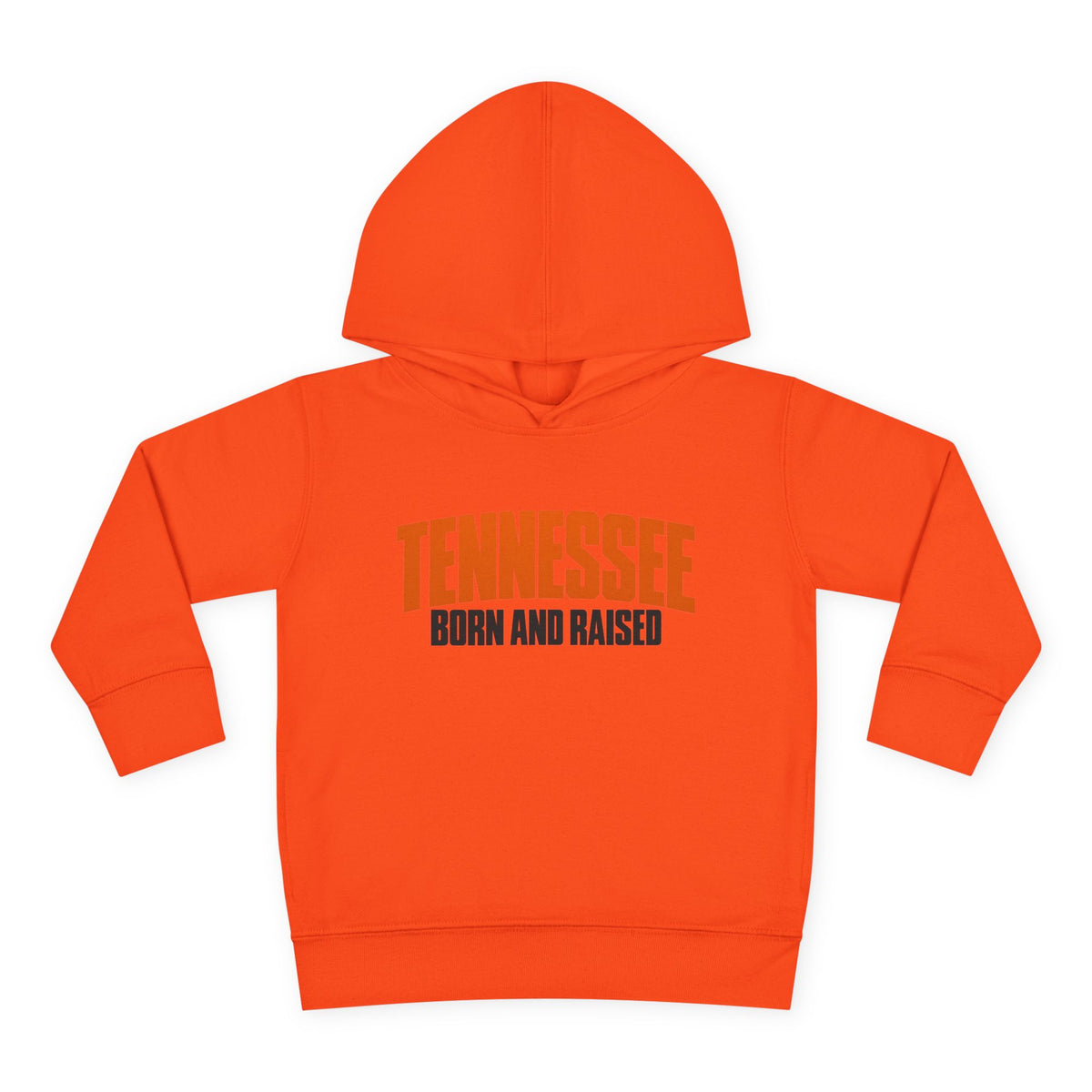 Tennessee Born and Raised Modern Southern Streetwear Unisex Toddler Pullover Fleece Hoodie