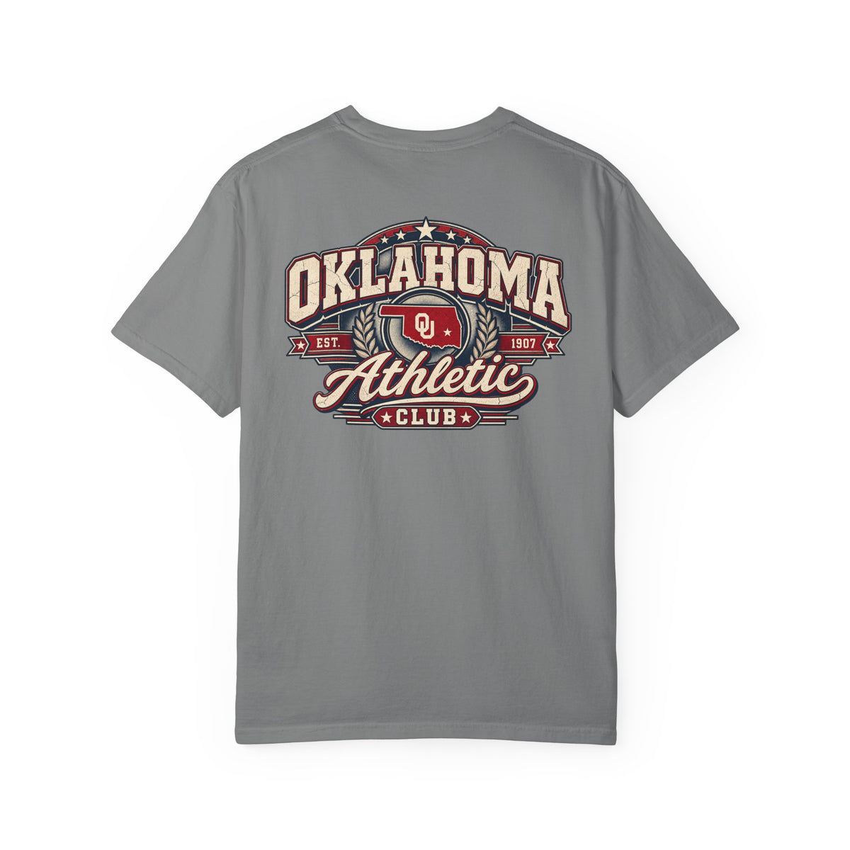 Oklahoma Athletic Club Unisex Comfort Color 1717 Streetwear Graphic Tee
