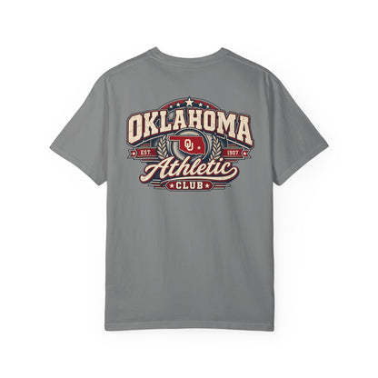 Oklahoma Athletic Club Unisex Comfort Color 1717 Streetwear Graphic Tee