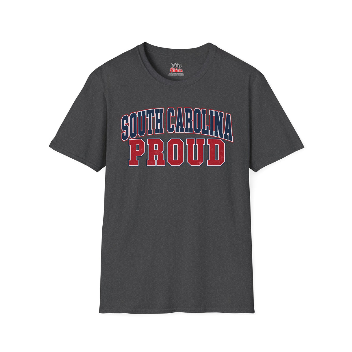 South Carolina Proud Unisex Softstyle T Shirt State Name Graphic Tee