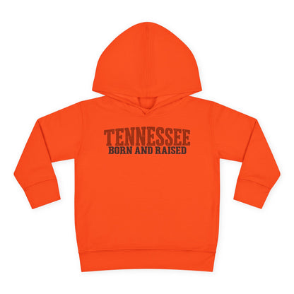 Tennessee Born and Raised Vintage Country Style Unisex Toddler Pullover Fleece Hoodie