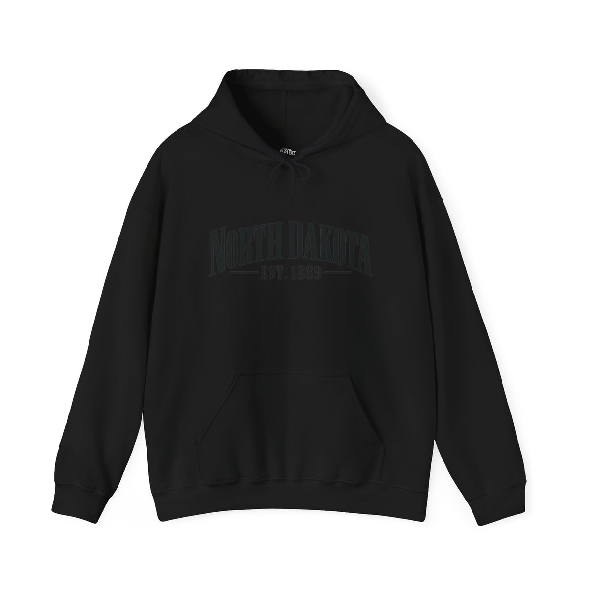 North Dakota Est. 1889 Unisex Hoodie State Name Graphic