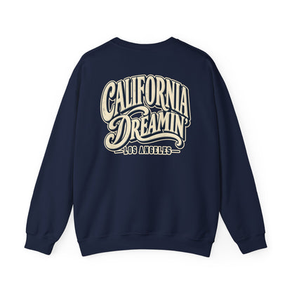 California Dreamin’ Los Angeles Unisex Crewneck Sweatshirt Graphic
