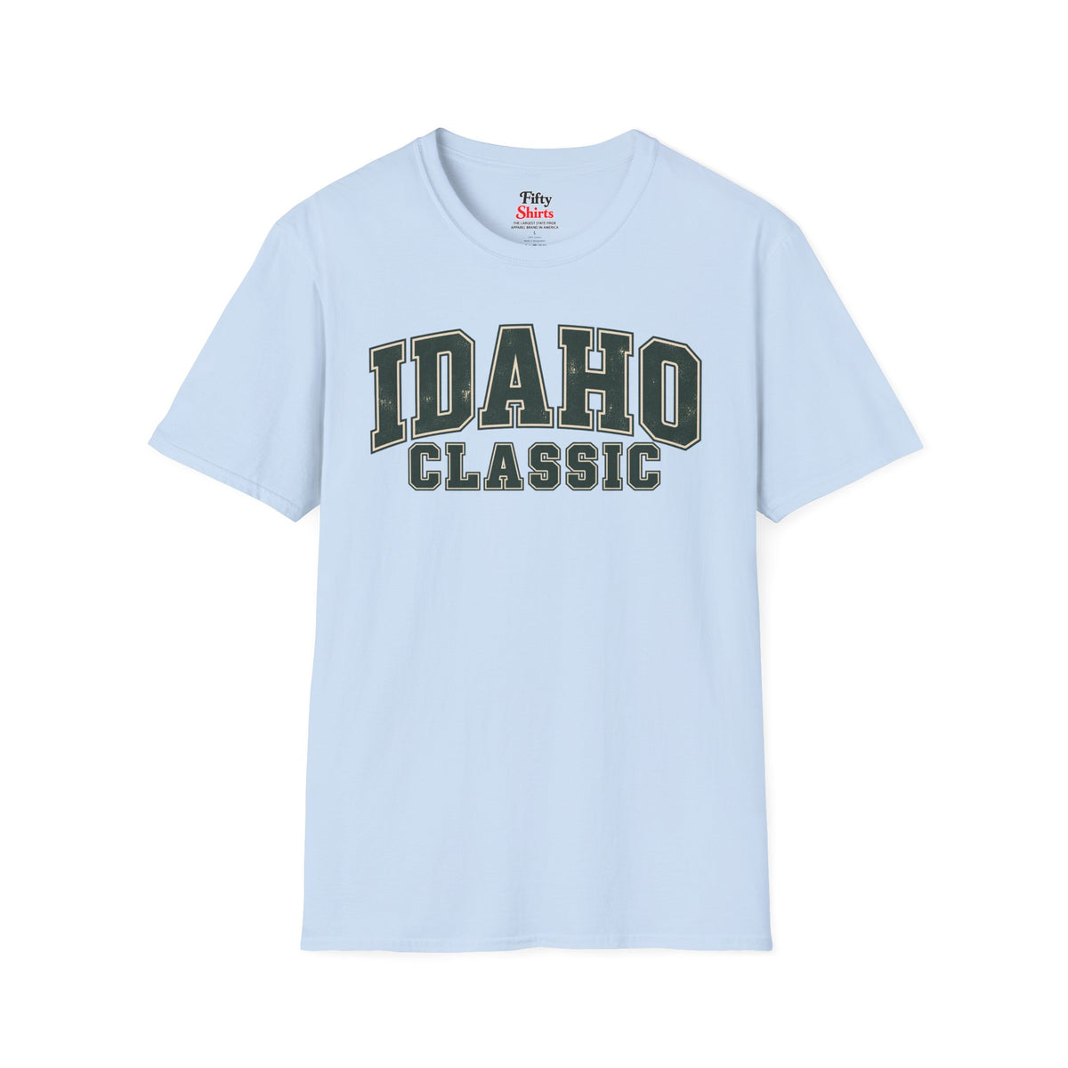 Idaho Classic Unisex Softstyle T Shirt State Name Graphic Tee