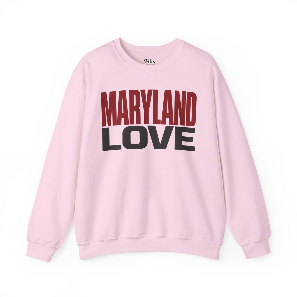 Maryland Love Unisex Crewneck Sweatshirt State Name Graphic