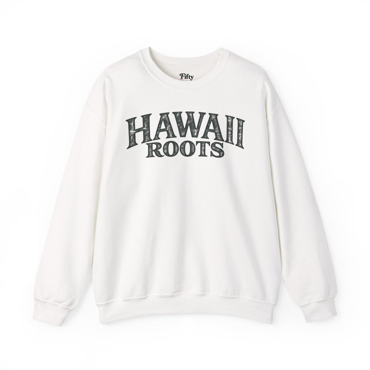 Hawaii Roots Unisex Crewneck Sweatshirt State Name Graphic