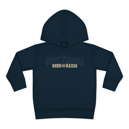 West Virginia Born and Raised Southern Heritage Unisex Toddler Pullover Fleece Hoodie