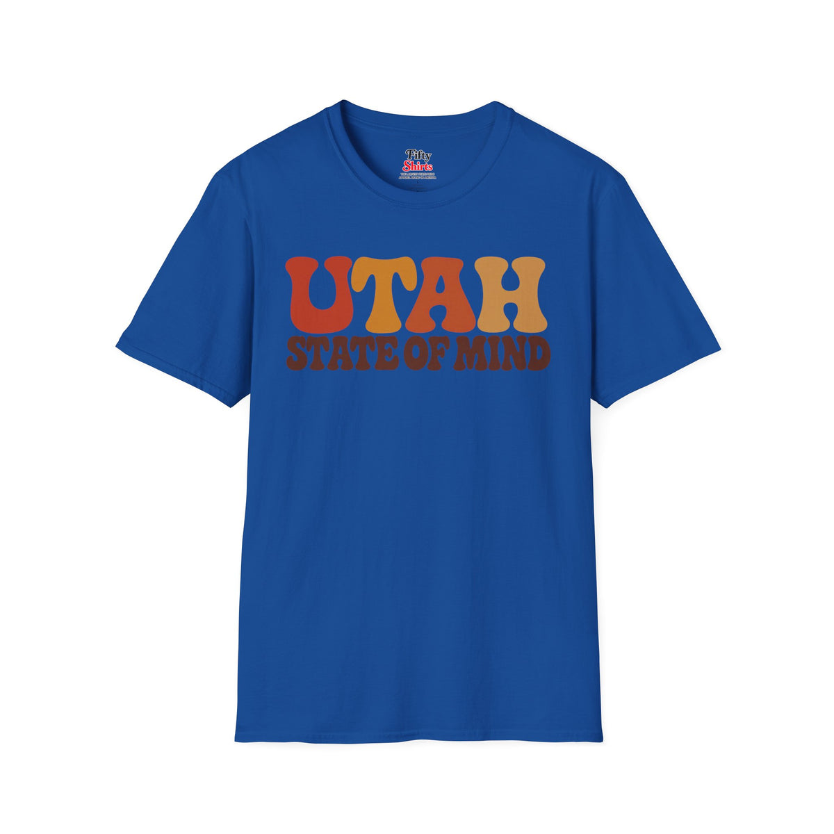 Utah State Of Mind Unisex Softstyle T Shirt State Name Graphic Tee