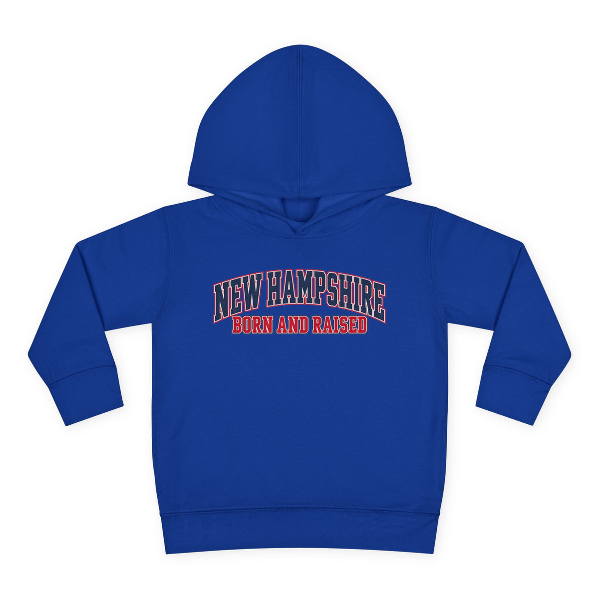 New Hampshire Born and Raised Premium Collegiate Unisex Pullover Fleece Hoodie