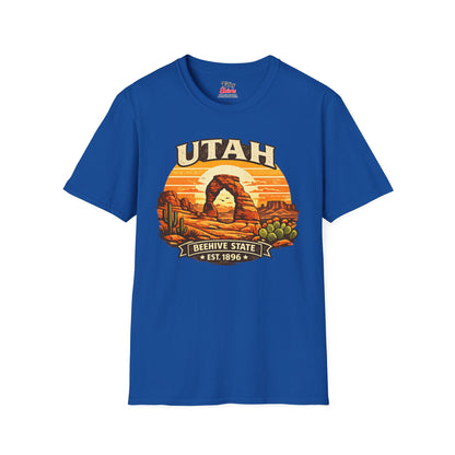 Utah Desert Sunset Unisex Softstyle T Shirt State Pride Graphic Tee Collections FS03