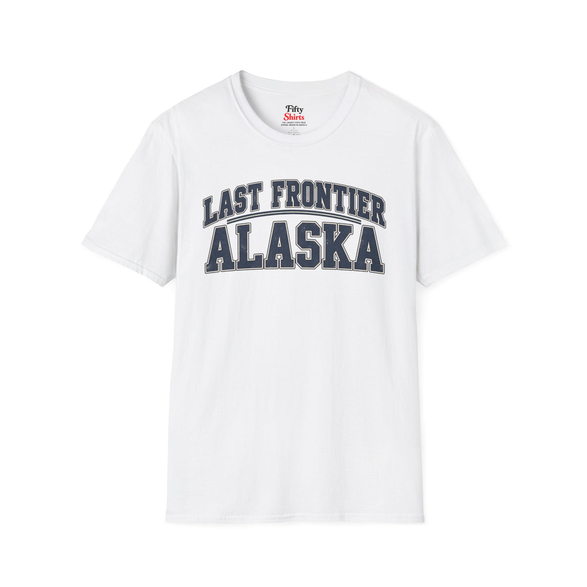 Last Frontier Alaska Unisex Softstyle T Shirt State Name Graphic Tee