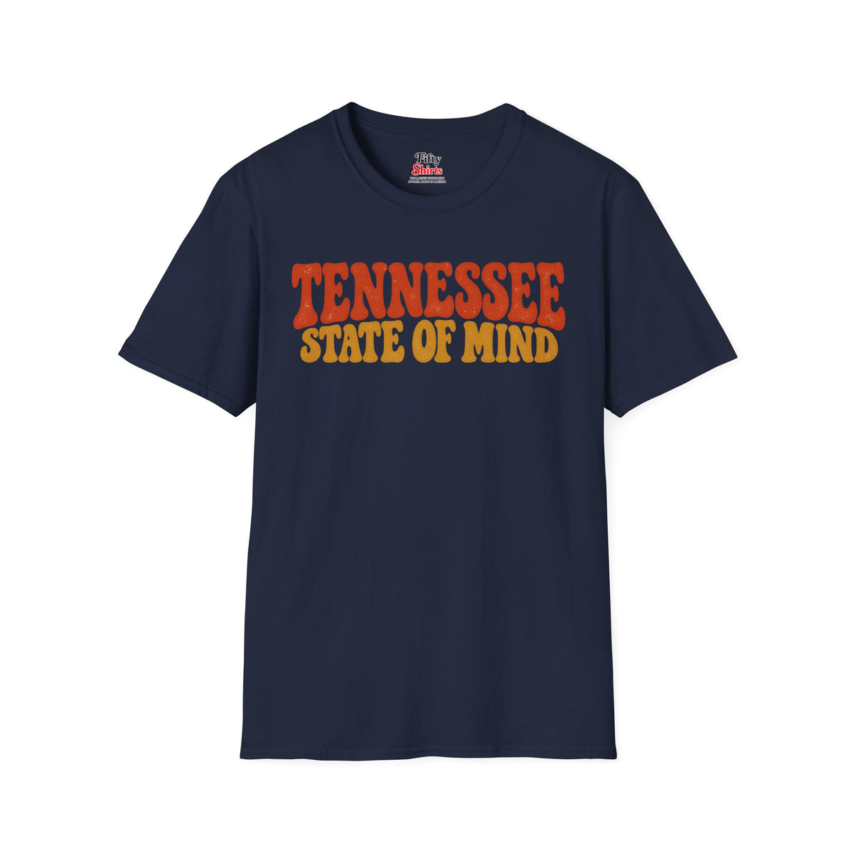 Tennessee State Of Mind Unisex Softstyle T Shirt State Name Graphic Tee