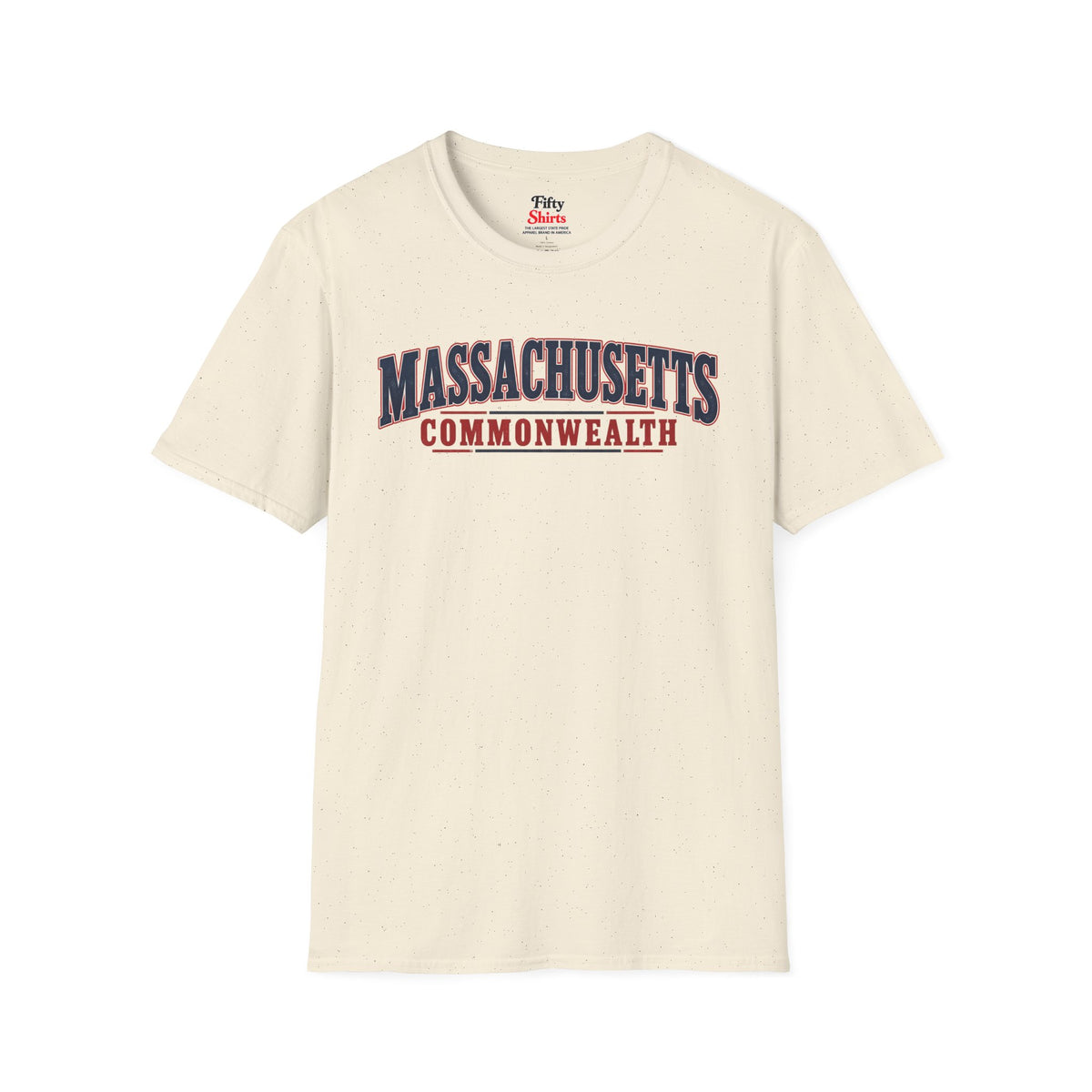 Massachusetts Commonwealth Unisex Softstyle T Shirt State Name Graphic Tee