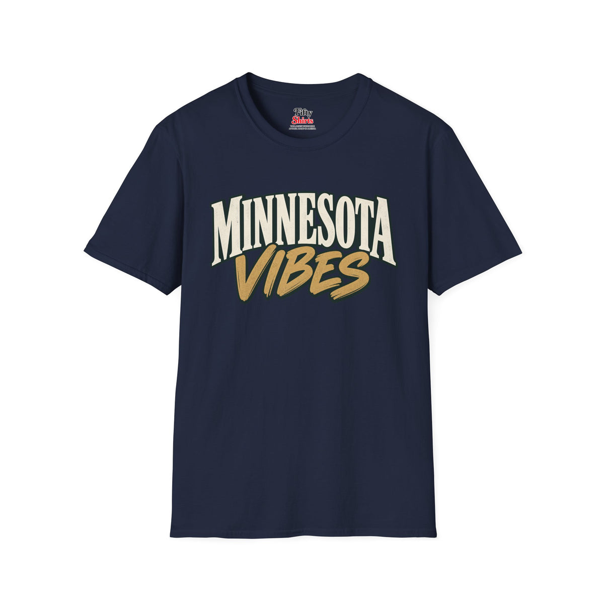 Minnesota Vibes Unisex Softstyle T Shirt State Name Graphic Tee