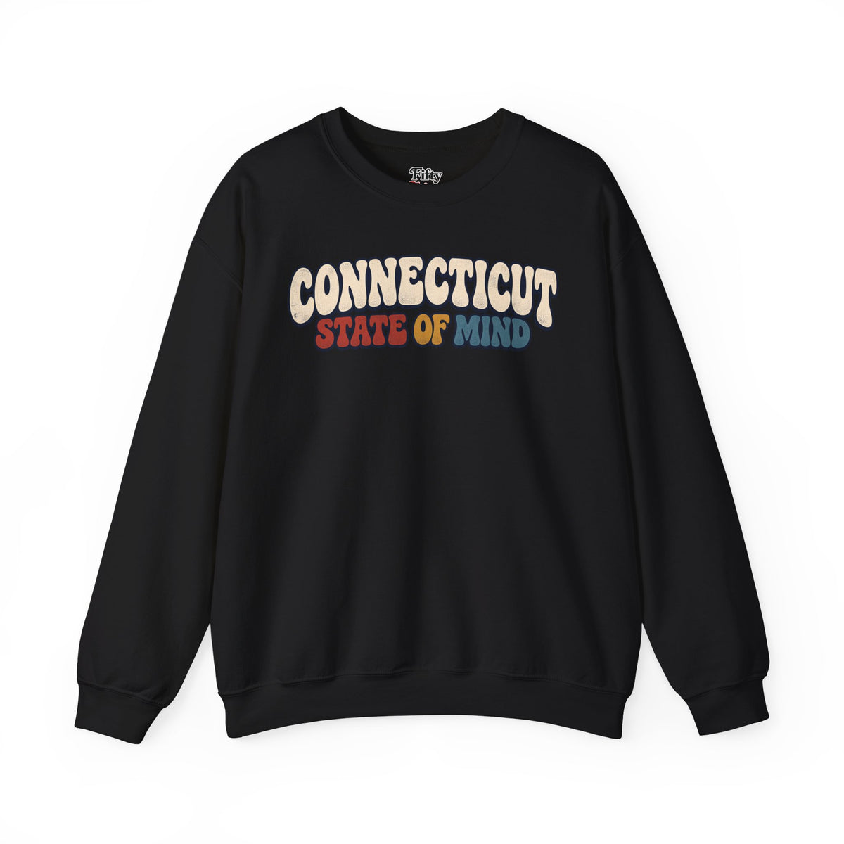 Connecticut State of Mind Unisex Crewneck Sweatshirt State Name Graphic