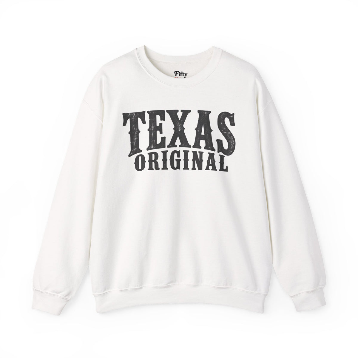 Texas Original Unisex Crewneck Sweatshirt State Name Graphic